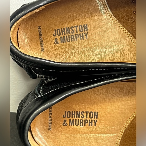 Johnston & Murphy-‎ Sheepskin, Black Slip On- Size: 10-1/2M, Pre-Owned main image 8